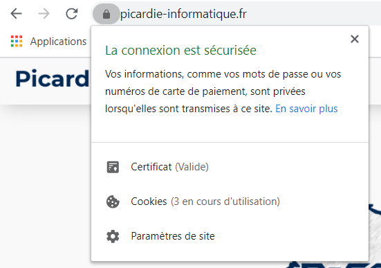 visualiser les cookies
